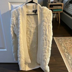 Cream leopard sweater
